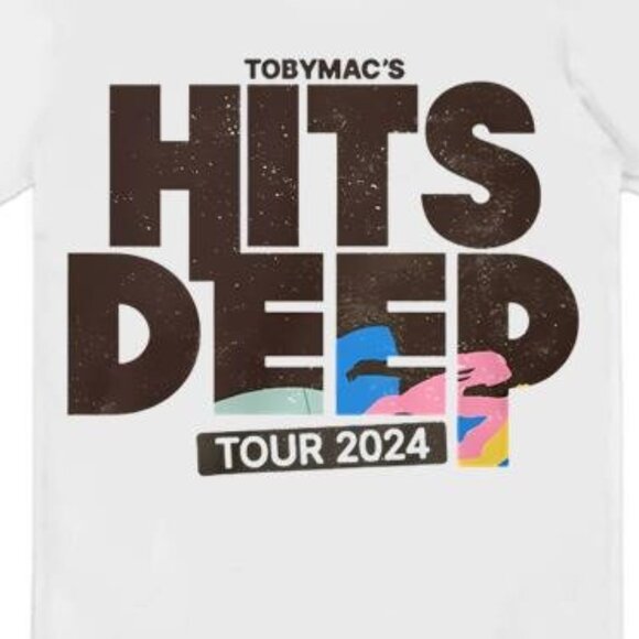 TobyMac Hits Deep Tour 2024 Christian Music Concert Fan Worship Graphic Shirt - Picture 2 of 5